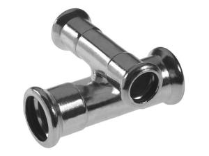KAN-therm Czwórnik 90° przelotowy 28x15x28x15mm stalowy - 620713.5 1