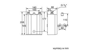Przepływowy podgrzewacz wody Siemens Ogrzewacz wody 4,6kW (DH05101) 2
