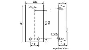 Przepływowy podgrzewacz wody Siemens Ogrzewacz wody 18/21kW (DE1821515) 2