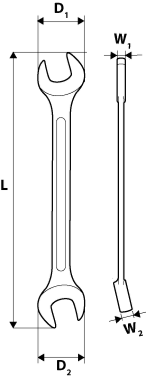 Neo Klucz płaski 10 x 11mm (09-810) 2