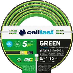 Cellfast Wąż ogrodowy Premium Green ATS2 3/4" 50m (15-121) 1