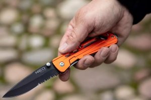 Neo Nóż składany z blokadą 8,5cm (63-026) 5