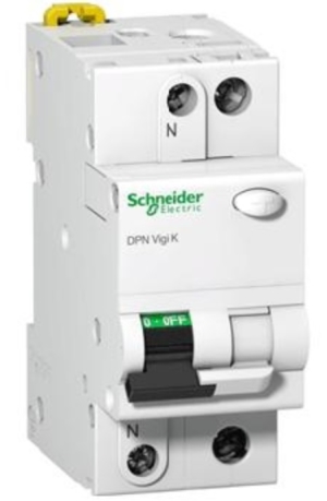 Schneider Wyłącznik różnicowo-nadprądowy 2P 16A B 0,03A typ AC DPN Vigi K - A9D22616 1