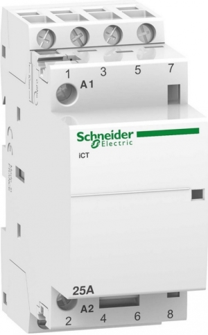Schneider Stycznik modułowy 25A 4Z 0R 230V AC iCT - A9C20834 1