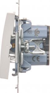 Kontakt-Simon Łącznik jednobiegunowy biały - DW1A.01/11 2