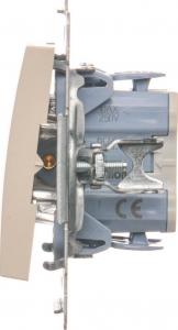 Kontakt-Simon Łącznik jednobiegunowy kremowy - DW1.01/41 2