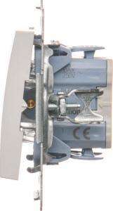 Kontakt-Simon Łącznik jednobiegunowy biały - DW1.01/11 2