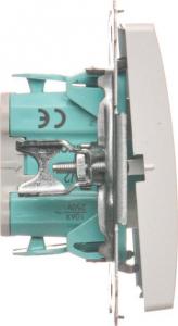 Kontakt-Simon Łącznik dwubiegunowy biały - BMW2.01/11 2