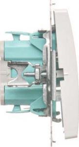 Kontakt-Simon Łącznik jednobiegunowy biały - BMW1.01/11 2