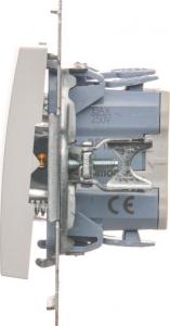 Kontakt-Simon Przycisk światło z podświetleniem biały - DS1L.01/11 2