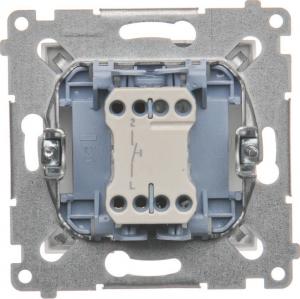 Kontakt-Simon Przycisk pojedynczy zwierny biały - DP1.01/11 3