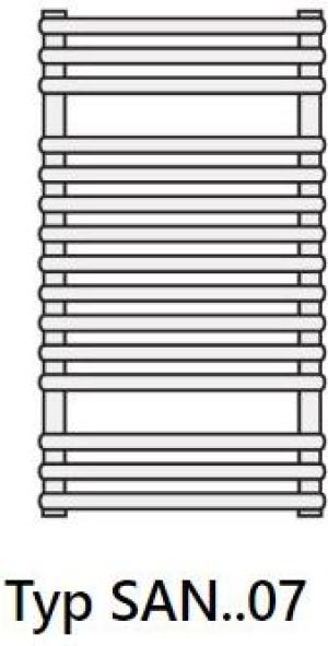 Grzejnik łazienkowy Purmo Santorini 40 cmx71 cmcm biały (F3NA007004000000) 3