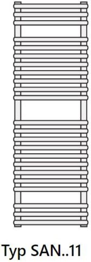 Grzejnik łazienkowy Purmo Santorini 75 cmx113 cmcm biały (F3NA011007500000) 3
