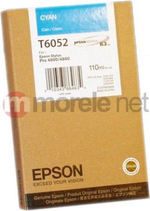 Tusz Epson Tusz cyan (110ml ) Stylus Pro 4880/4800 (C13T605200) 1