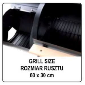 Lund 99513 Grill ogrodowy węglowy 60 cm x 30 cm 4