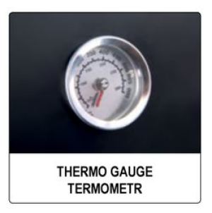 Lund T99514 Grill ogrodowy węglowy 32 cm x 47 cm 5