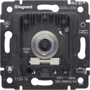 Legrand Ściemniacz obrotowy SISTENA LIFE 100-1000VA - 775910 1