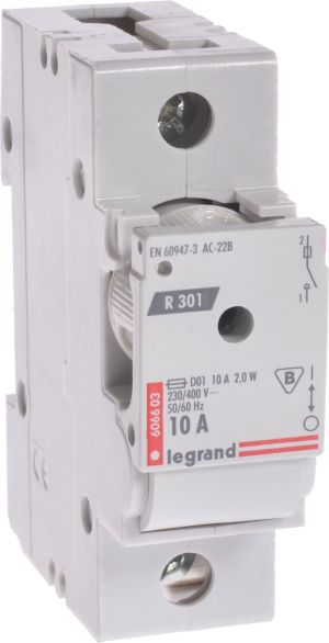 Legrand Rozłącznik bezpiecznikowy R 301 10A 1P - 606603 1