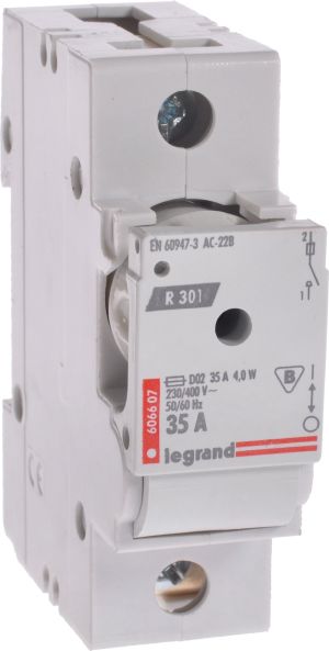 Legrand Rozłącznik bezpiecznikowy R 301 35A 1P - 606607 1