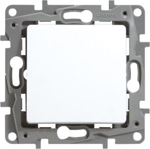 Legrand Przycisk przełączny 6A biały Niloe - 664505 1