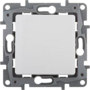 Legrand Przycisk przełączny 6A biały Niloe - 664505 2