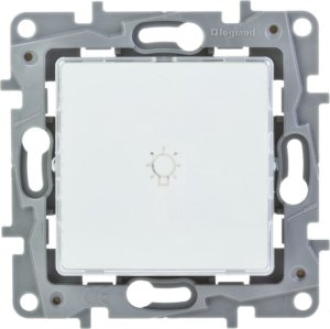 Legrand Przycisk etykieta 6A biały Niloe - 664515 1