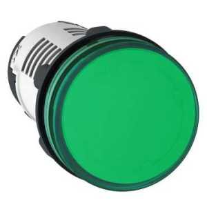 Schneider Electric Wskaźnik świetlny LED 230V IP54 zielony - XB7EV03MP 1