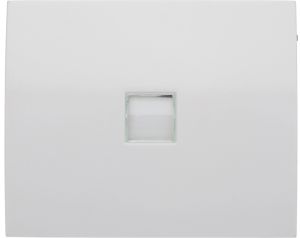 Legrand Klawisz pojedynczy z bezbarwnym okienkiem podświetlenia Sistena Life biały - 777011 1