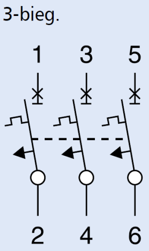 Eaton Wyłącznik nadprądowy FAZ-C16/3 3P C 16A 15kA AC - 278873 3