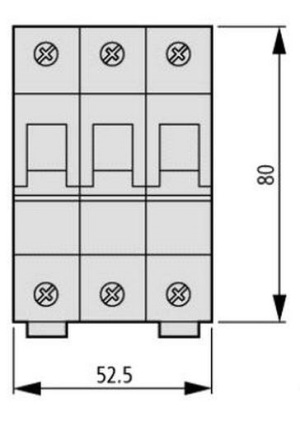 Eaton Wyłącznik nadprądowy PLSM-C10/3-MW 3P C 10A 242470 2