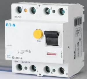 Eaton Wyłącznik różnicowoprądowy PFIM-100/4/003 4P 100A 0,03A typ AC - 102823 1