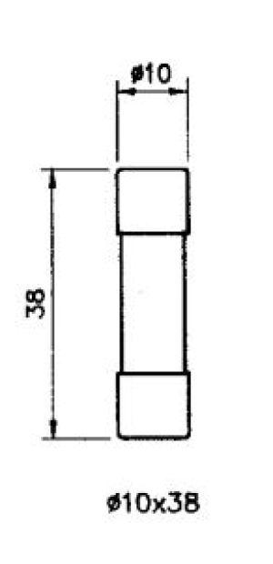 Eaton Wkładka bezpiecznikowa 10x38 16A gG 500V AC cylindryczna C10G16 2