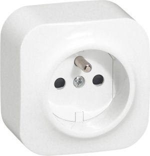 Legrand Gniazdo wtyczkowe z uziemieniem 16A 250V białe - 782417 2