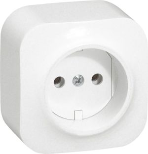 Legrand Gniazdo wtyczkowe bez uziemienia 16A 250V białe - 782410 2