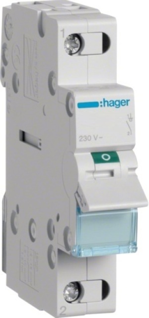 Hager Rozłącznik modułowy 25A 1P SBN125 1