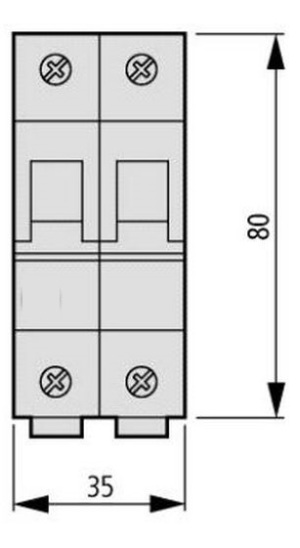 Eaton Wyłącznik nadprądowy FAZ-C6/2 2P C 6A 15kA AC 278754 5
