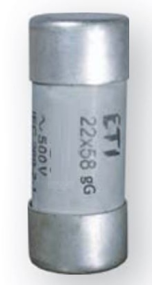 Eti-Polam Wkładka bezpiecznikowa cylindryczna 22x58mm 50A gG 002640019 1