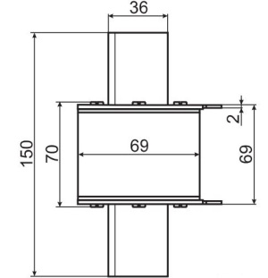 Eti-Polam Wkładka topikowa WT-3/gG Kombi 500A NH3 gG gL 004186231 2