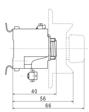 Eti-Polam Gniazdo bezpiecznikowe D02N-K porcelanowe D0 E18 1P 63A 002222011 3