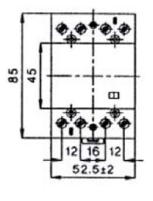 Eti-Polam Stycznik modułowy R40-40 40A 230V AC 4z0r 002463410 2