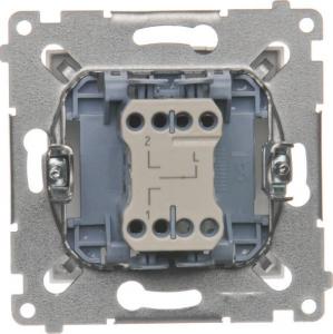 Kontakt-Simon Łącznik żaluzjowy trój-pozycyjny 1-0-2 SIMON54 biały - DZW1K.01/11 3