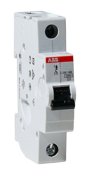 ABB Wyłącznik nadprądowy SH201-B20 1P B 20A 2CDS211001R0205 2
