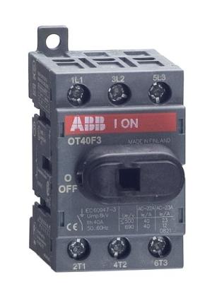 ABB Rozłącznik izolacyjny OT40F3 40A 3P bez wałka i rączki 1SCA104902R1001 1