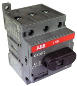 ABB Rozłącznik izolacyjny OT80F3 80A 3P bez wałka i rączki 1SCA105798R1001 2