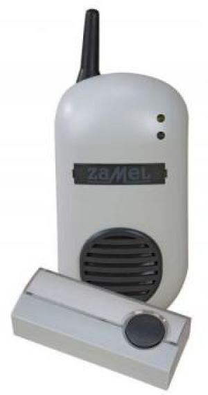 Zamel Dzwonek bezprzewodowy BULIK z przyciskiem hermetycznym 230V 85dB zasięg 100m - DRS-982K 1
