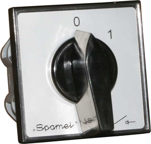 Spamel Przełącznik zmiany kierunku obrotów L-0-P mocowany do pulpitu - ŁK16R-3.8368P03 1