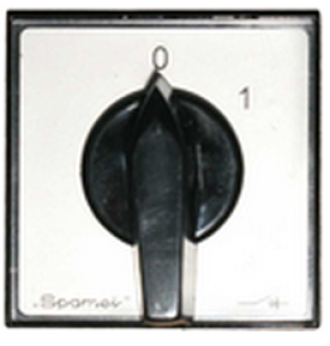 Spamel Przełącznik rozruchowy trójfazowy 0-Y-∆ 63A w obudowie - ŁK63-4.831OB3 2