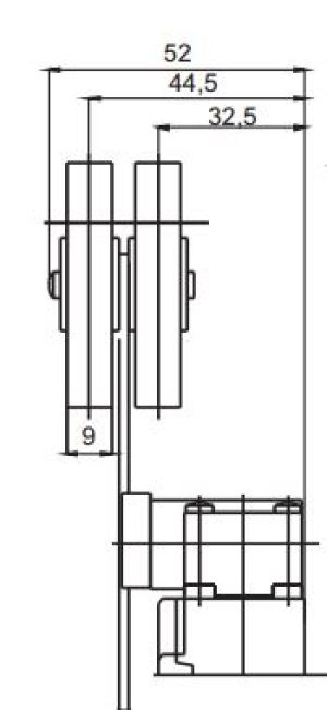 Pokój Wyłącznik krańcowy PAP1T52PZ11 jednopozycyjny A37-1120 2