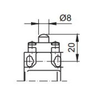 Pokój Wyłącznik krańcowy PAP1T11PZ11 jednopozycyjny A37-1020 2