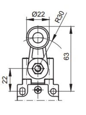 Pokój Wyłącznik krańcowy PBM1E42PZ11 jednopozycyjny A37-3490 2